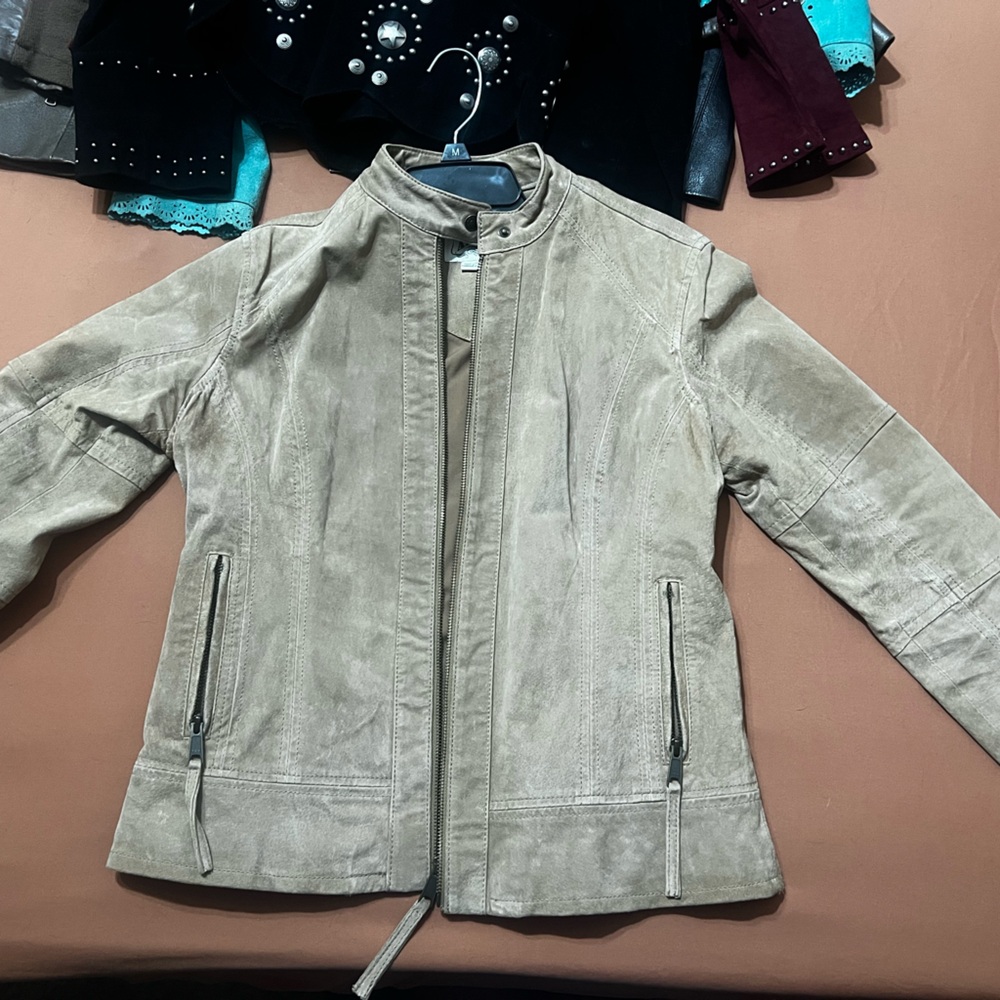 Ariat Women's Tan Leather Jacket